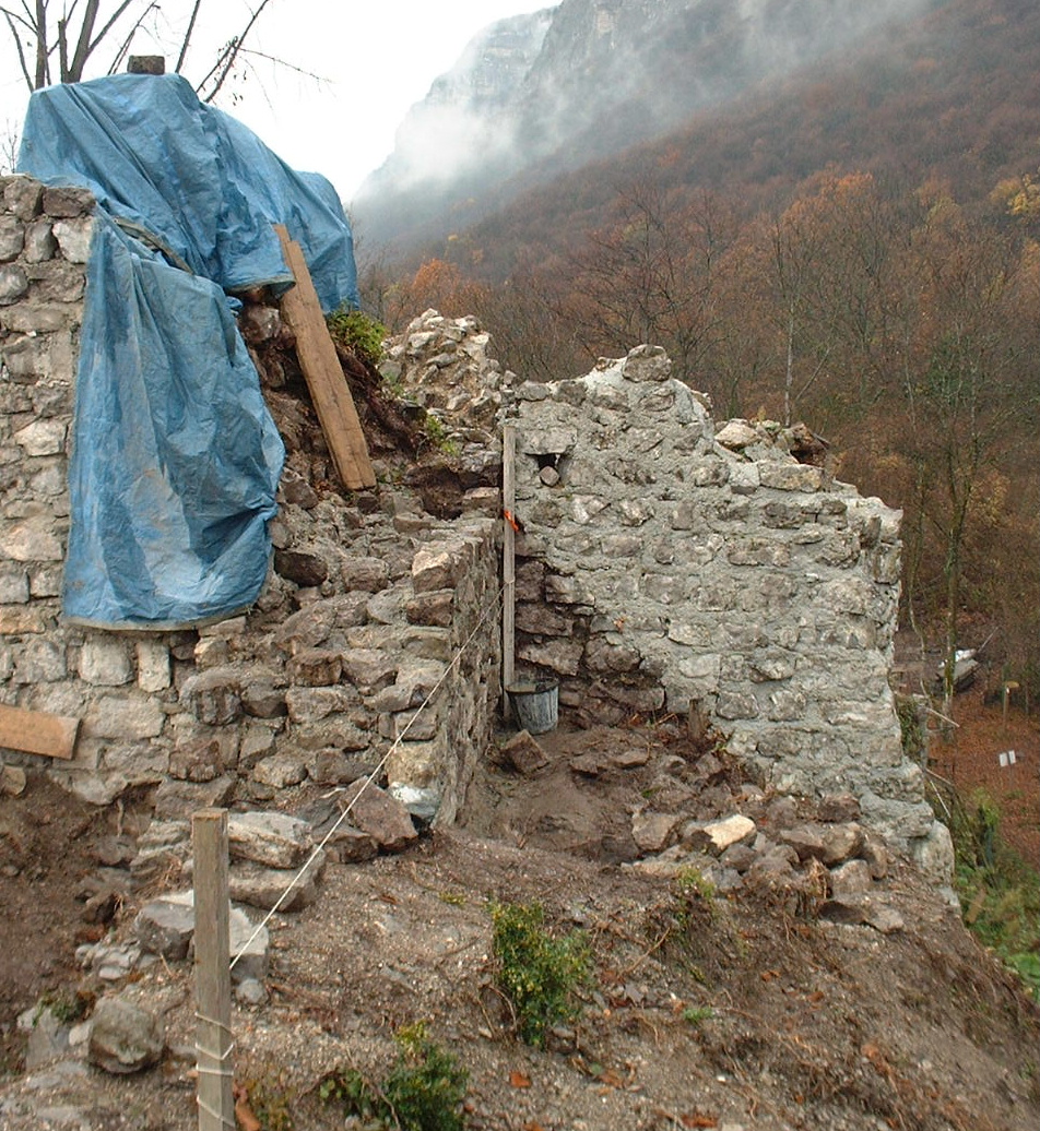 Travaux dans l'angle de la aula