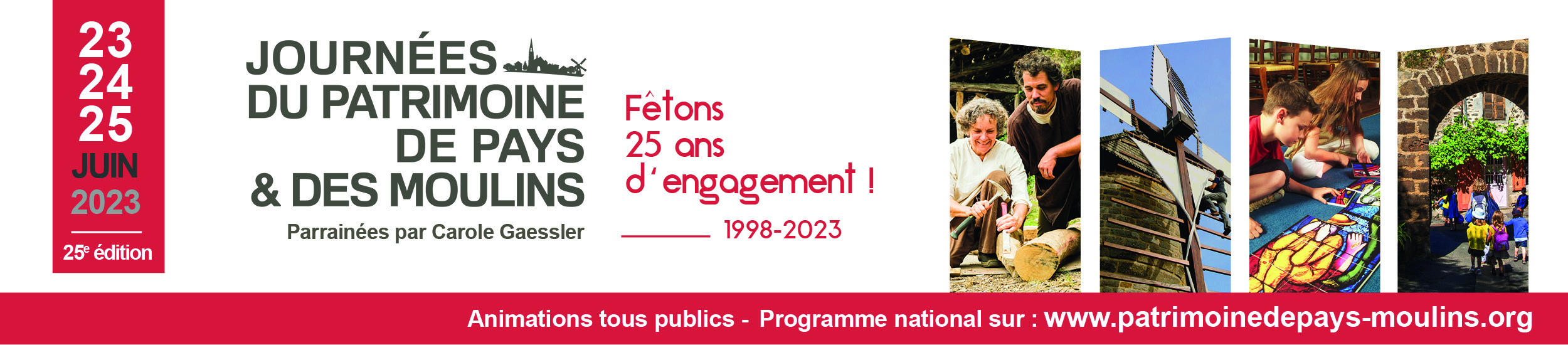 Journées du Patrimoine de Pays et des Moulins 2023