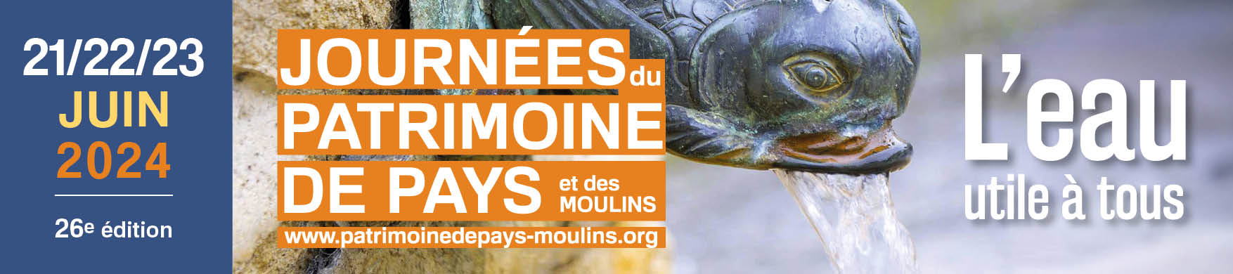 Journées du Patrimoine de Pays et des Moulins 2024