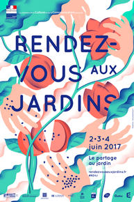 Affiche Rendez-vous aux jardins 2017